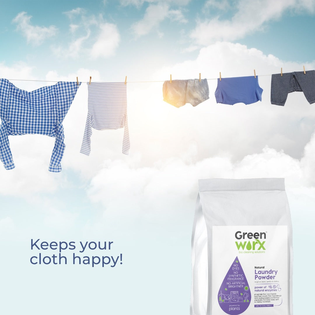 Greenworx Natural Laundry Powder (3 KG)