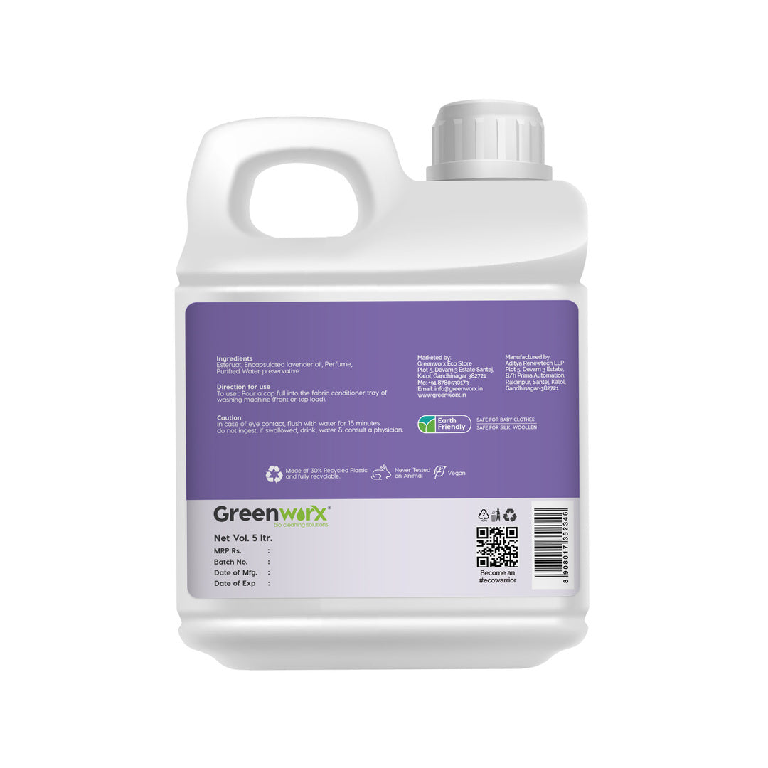 Greenworx Fabric Conditioner Pack of 5 Ltr